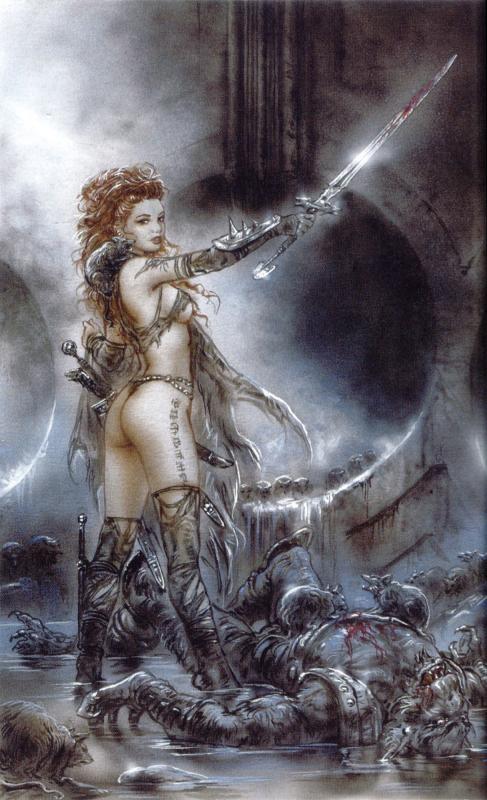 Subversive Beauty Rat Queen Sketch 1 By Luis Royo