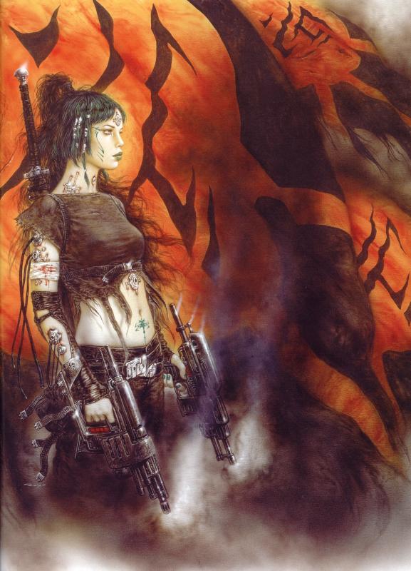 Subversive Beauty Tisiphones Sowing By Luis Royo