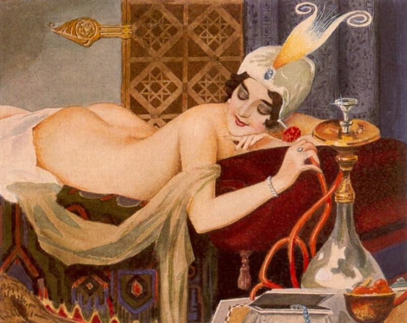 Sultans Favorite 1916 Jt By Alberto Vargas
