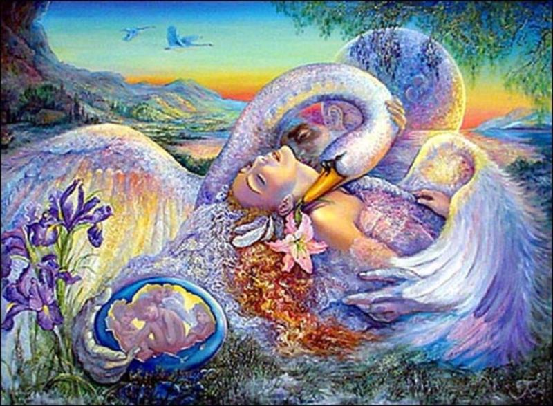 Swan By Josephine Wall