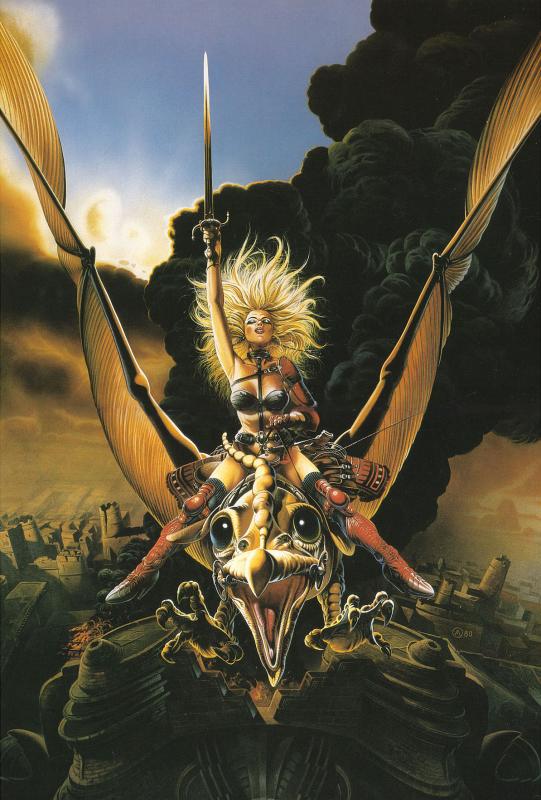 Taarna By Chris Achilleos