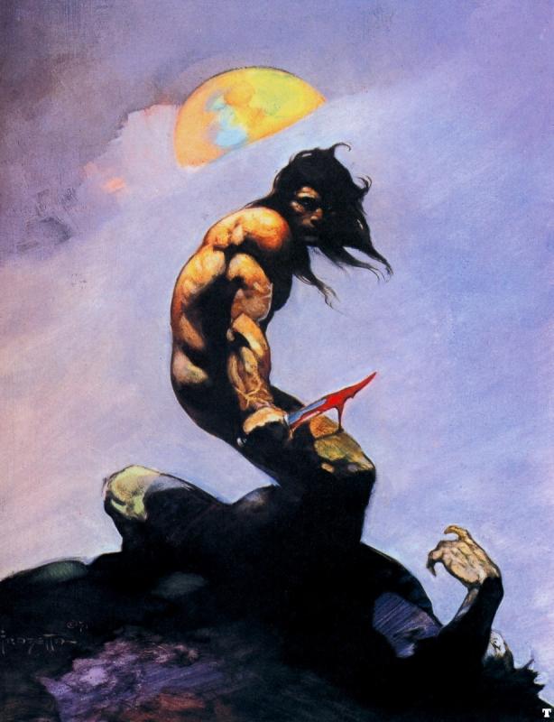 Tanar Of Pellucidar By Frank Frazetta