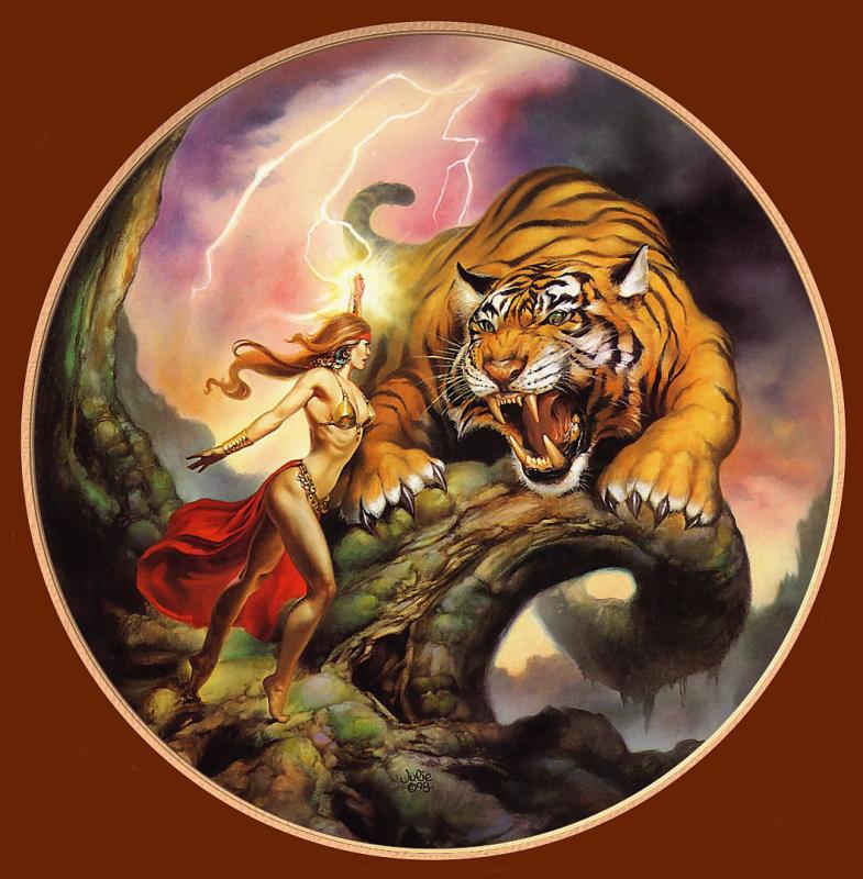 Tiger Magic By Julie Bell