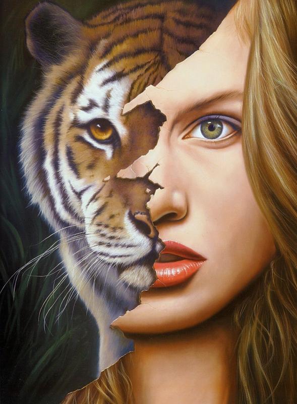 Tiger Within By Jim Warren