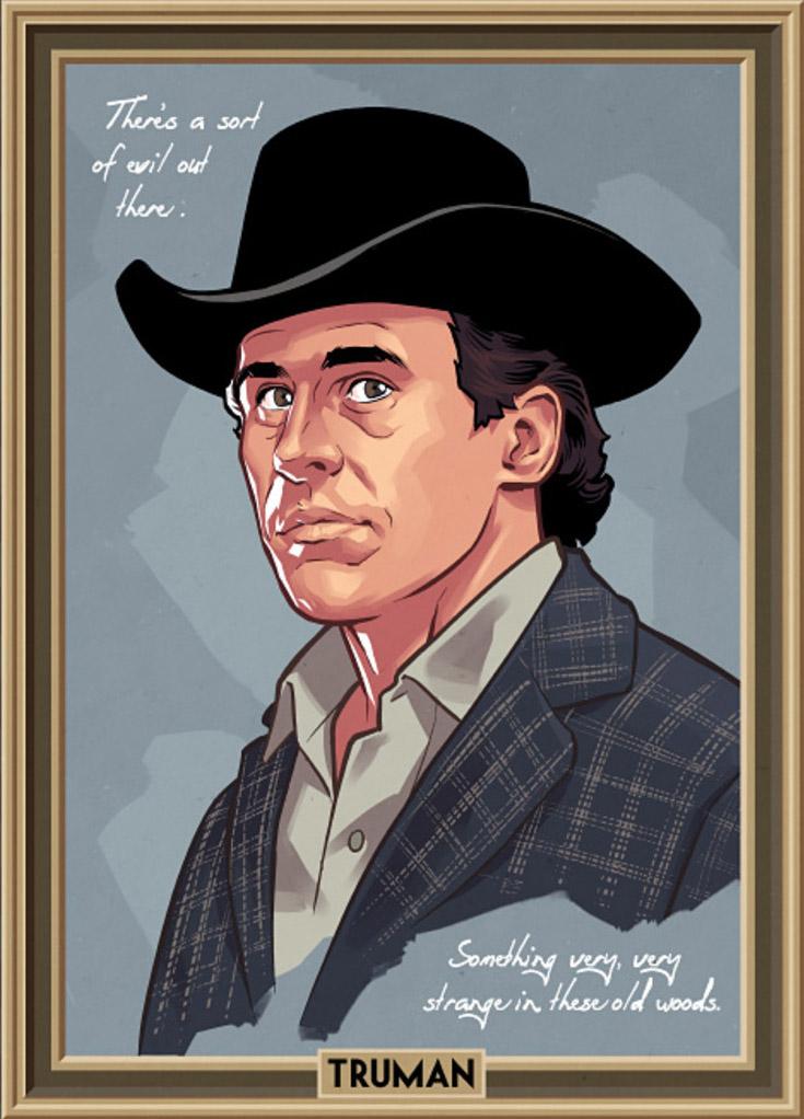 Twin Peaks Truman By Chris Evenhuis