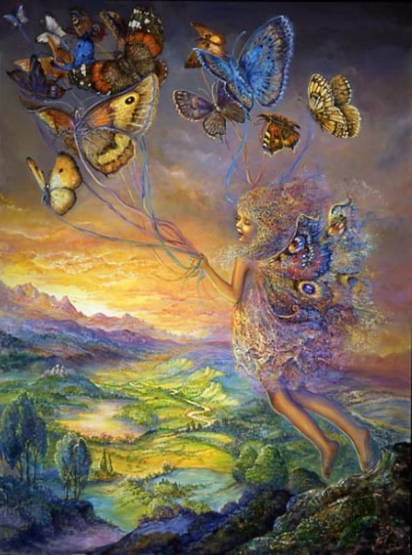 Up And Away By Josephine Wall