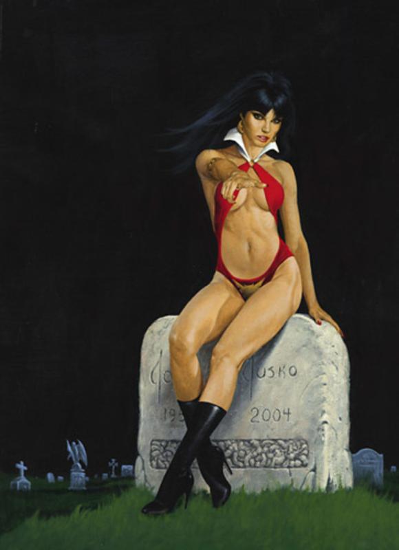 Vampi Headstone By Joe Jusko