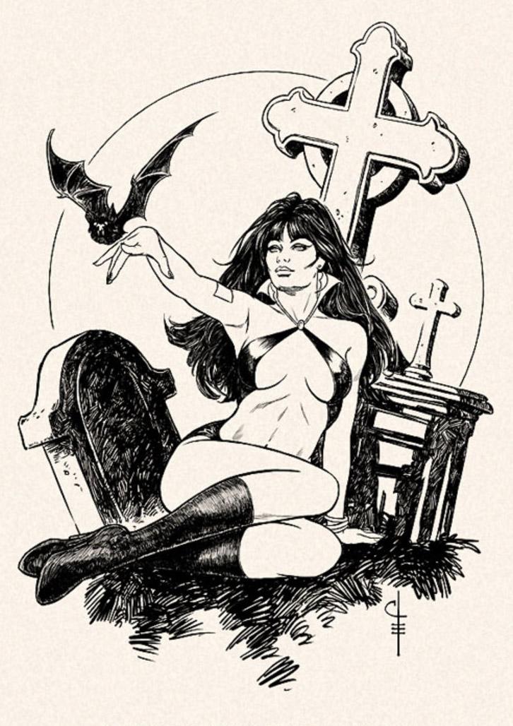 Vampirella Gonzalez Tribute By Chris Evenhuis