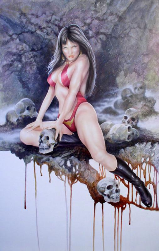 Vampirella By Michael Calandra