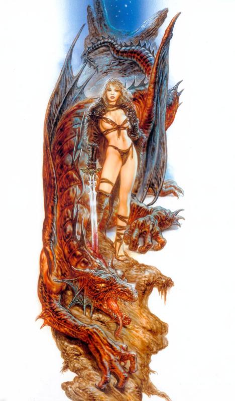 Visions Dream Of Dragon II By Luis Royo
