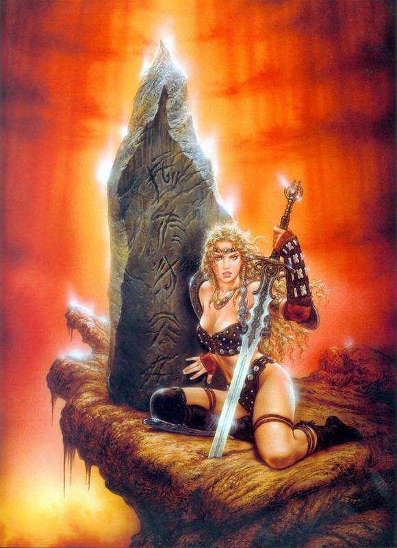 Visions Rock Of Creation By Luis Royo