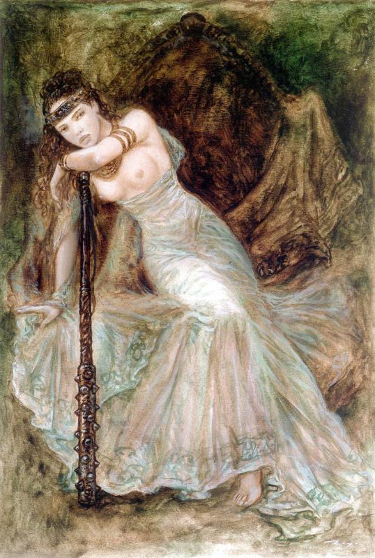 Visions Tarot Queen Of Wands By Luis Royo