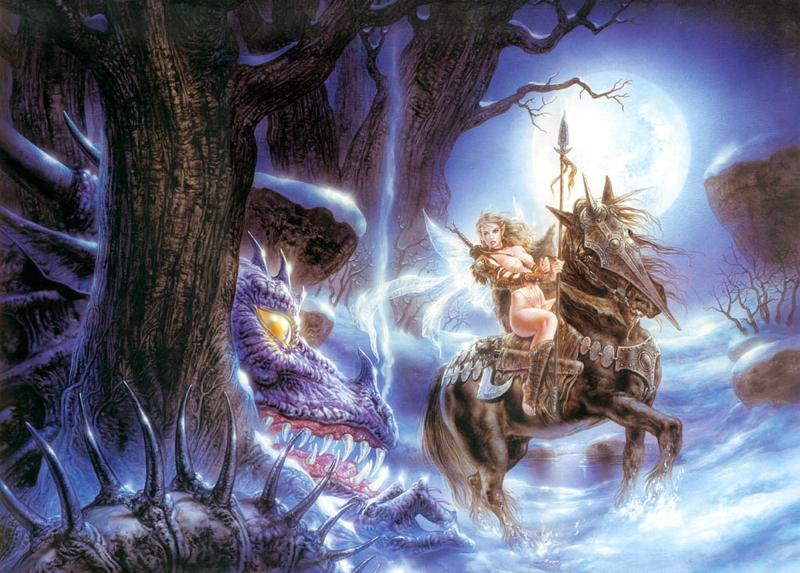 Visions Wings Of Two By Luis Royo