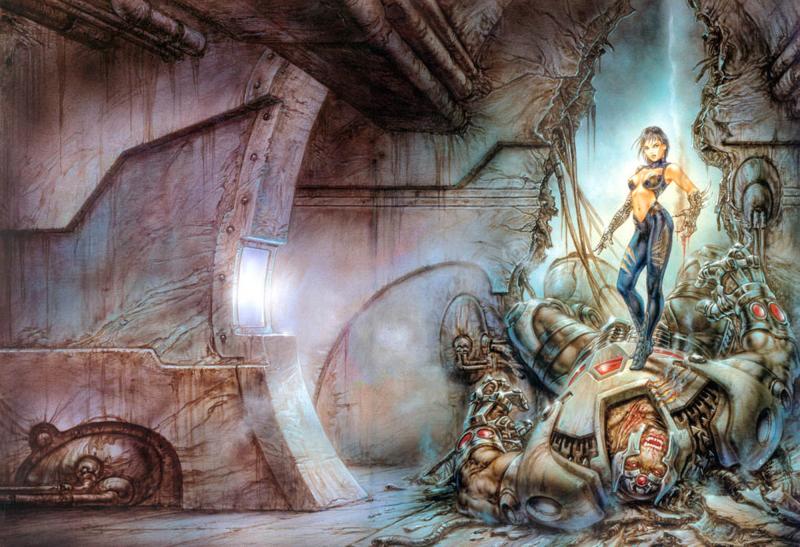 Visions Zendra And Abathor By Luis Royo
