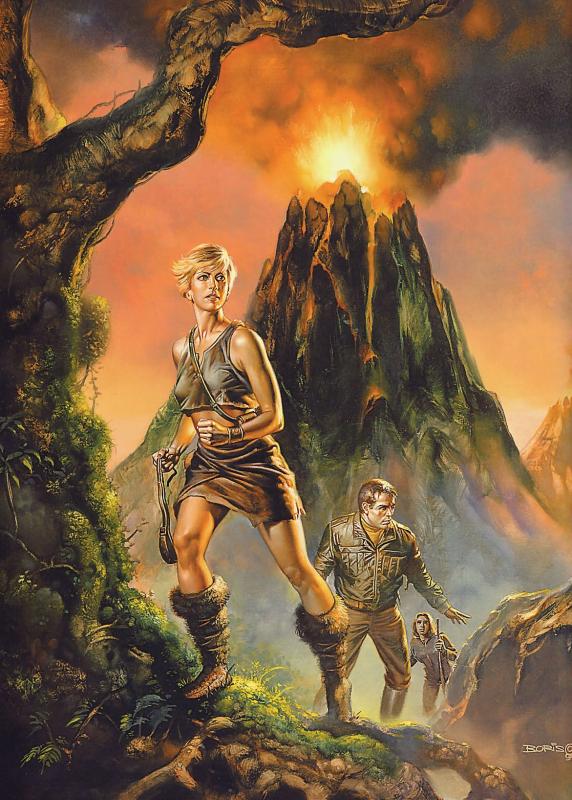 Volcano By Boris Vallejo