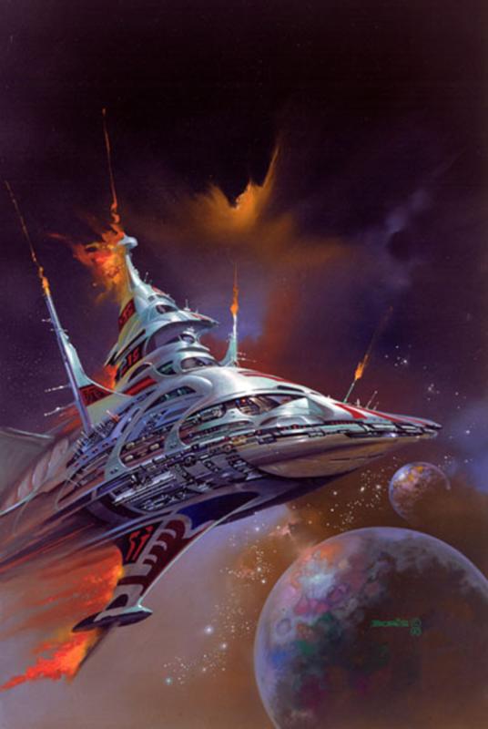 War Ship By Boris Vallejo