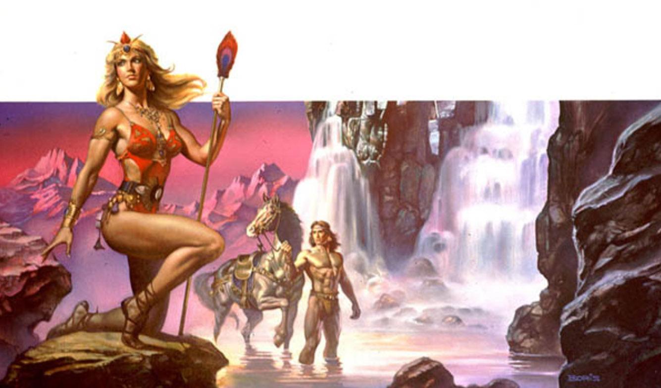 Waterfall By Boris Vallejo