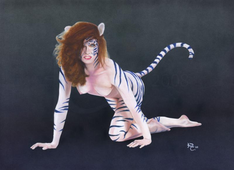 White Tigress By Kevin Clark