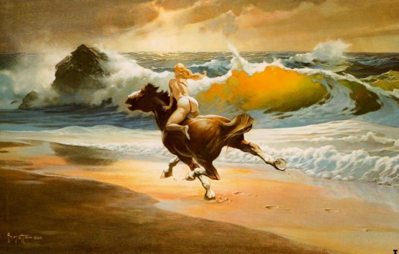 Wild Ride By Frank Frazetta