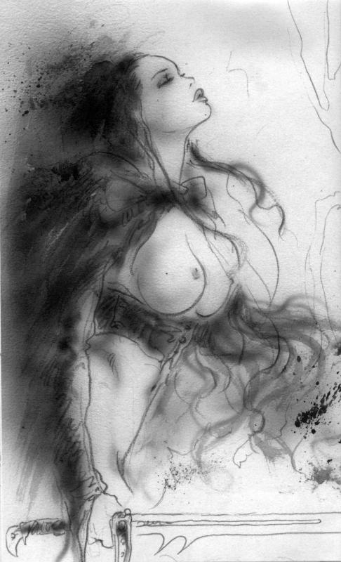 Wild Sketches I 004 By Luis Royo