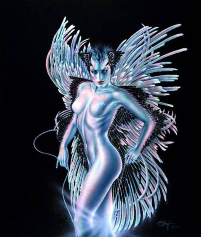 Winged Lady By Olivia De Berardinis