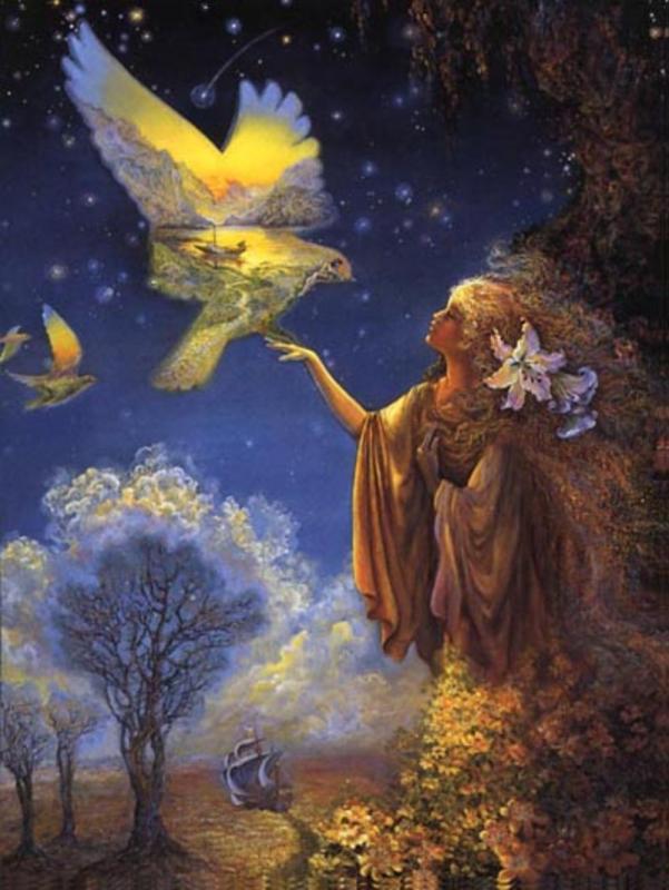 Winged Vision By Josephine Wall