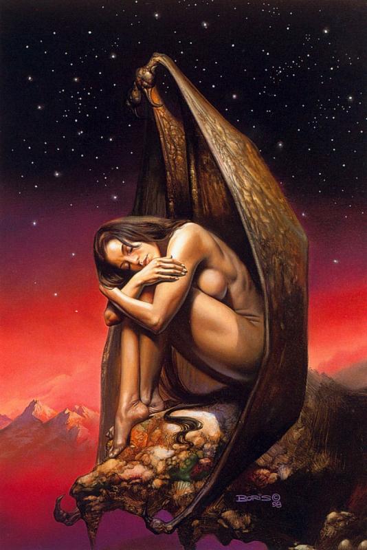 Wings Of The Night By Boris Vallejo