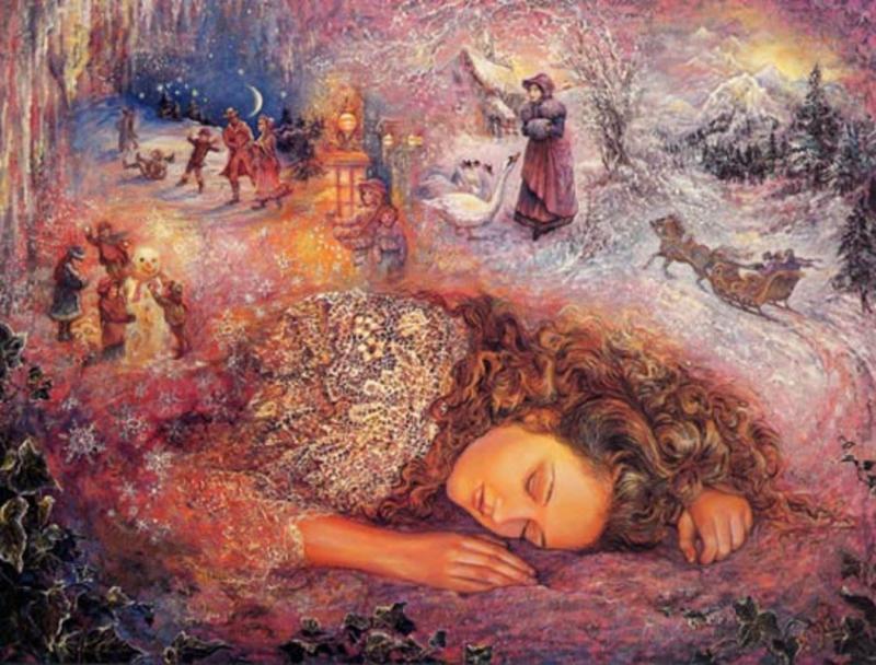 Winter Dreaming By Josephine Wall