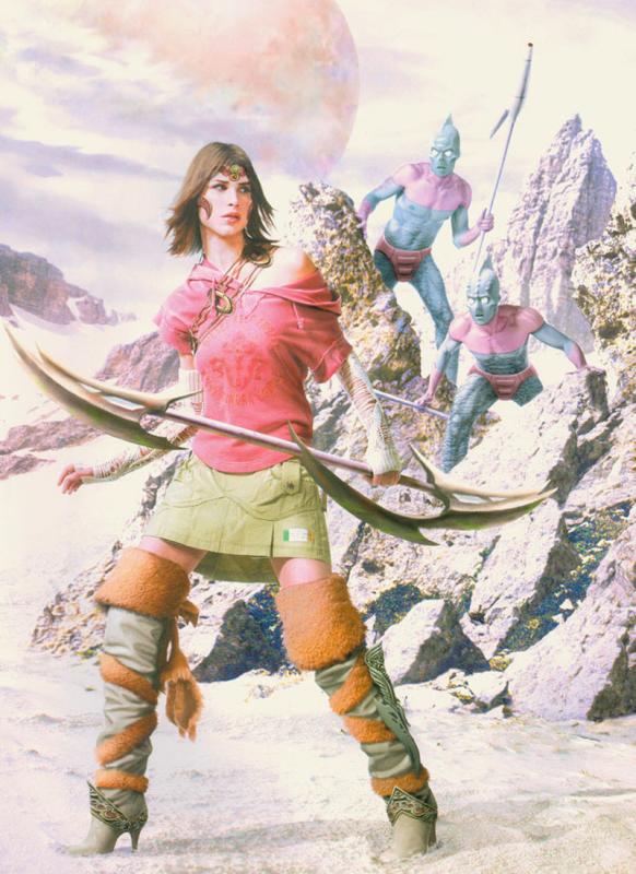 woman exploring