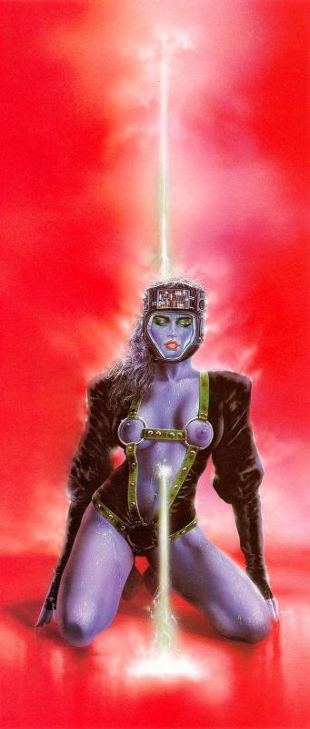 Women Behind Curtain 2 By Luis Royo