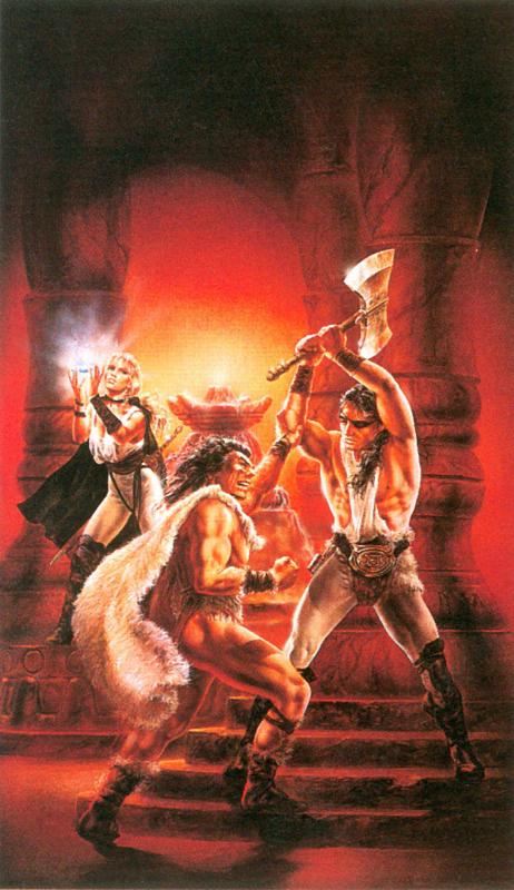 Women Hawk And Fisher 3 By Luis Royo