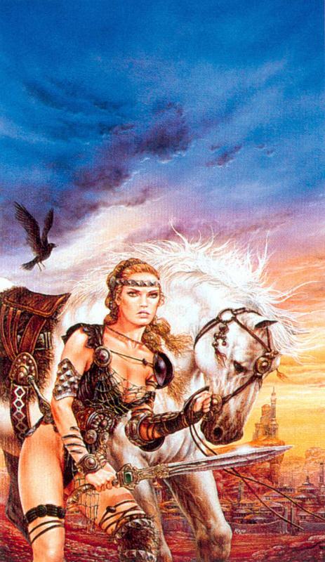 Women Raven 2 By Luis Royo