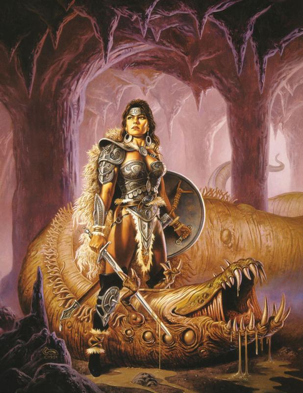 Worm Has Turned By Clyde Caldwell