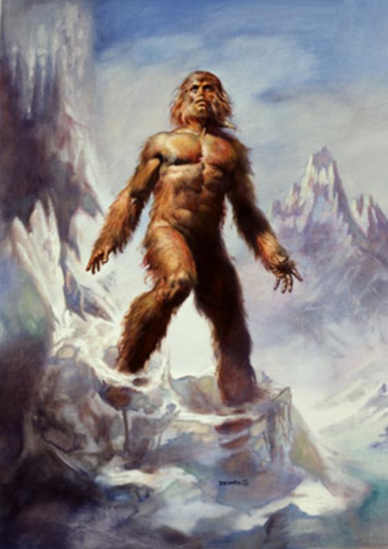 Yeti By Boris Vallejo