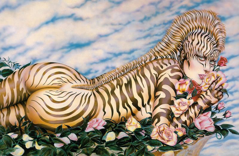 Zebra Lady 2 By Olivia De Berardinis