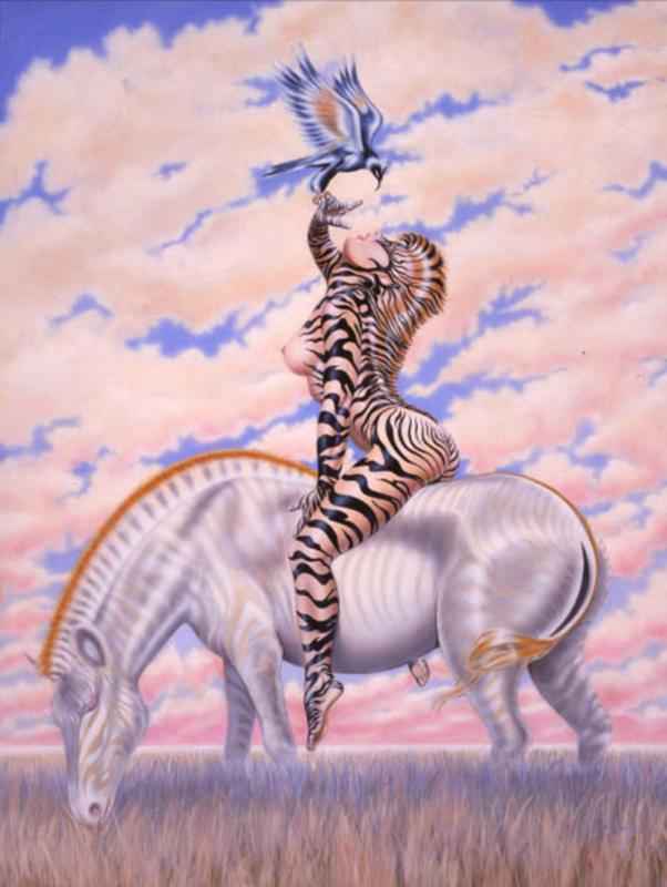 Zebra Lady By Olivia De Berardinis