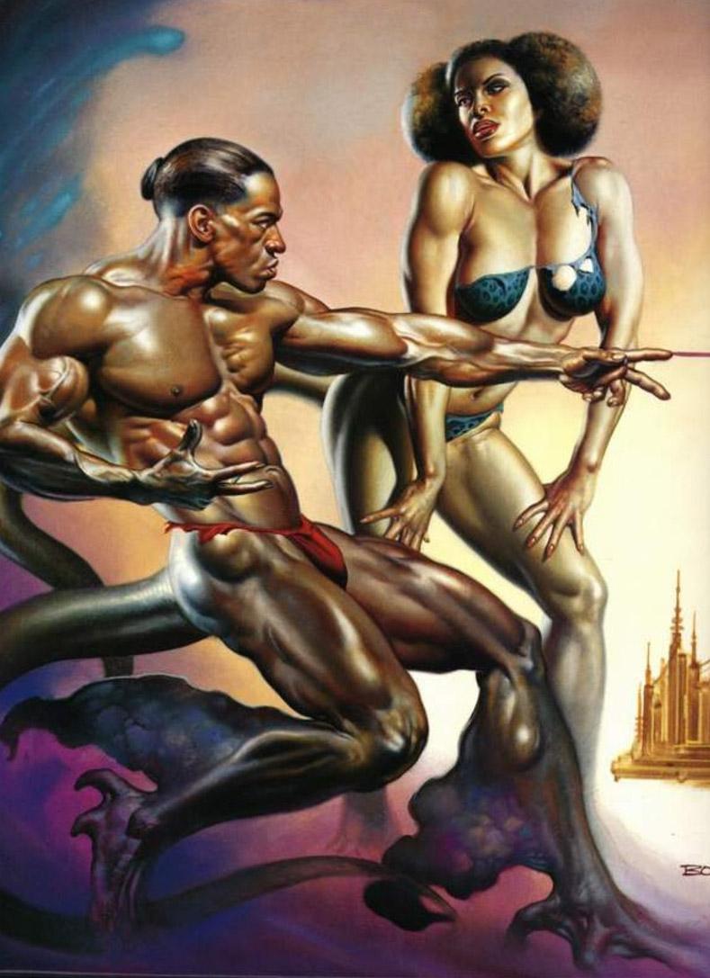 Znugs And Atawi By Boris Vallejo