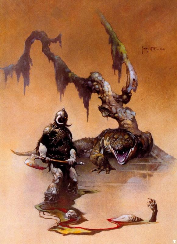 DeathdealerIV By Frank Frazetta
