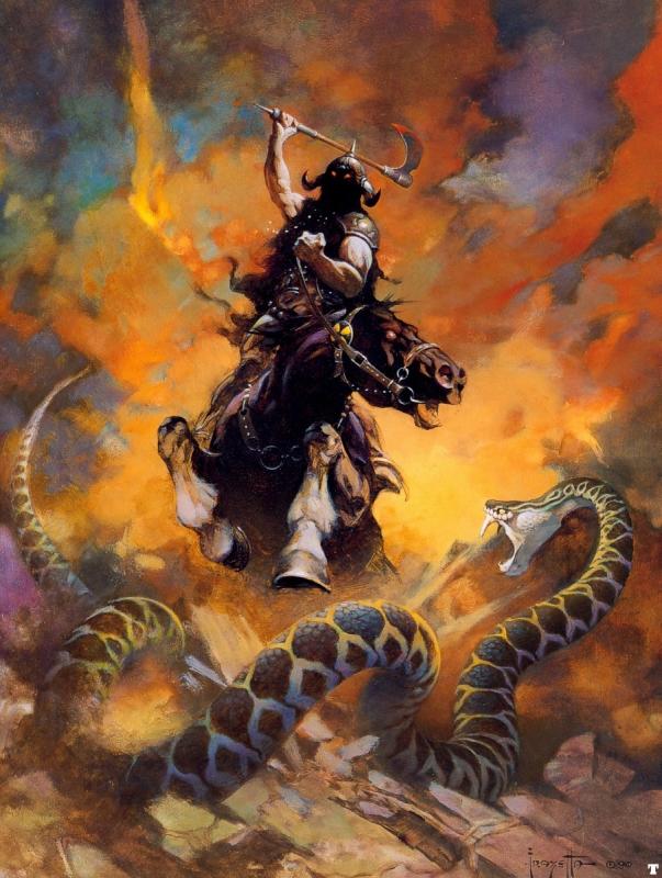 DeathdealerVI By Frank Frazetta