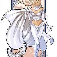 Chris Evenhuis-Emma Frost  Hail the Queen By Chrisevenhuis-D46rsje