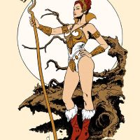 Chris Evenhuis-Teela  Warrior Goddess By Chrisevenhuis-D46rw0m