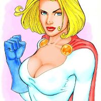 Dave Hoover-Power Girl By Dave Hoover