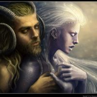 Diane Ozdamar-Pan and Selene By Diana Ozdamar