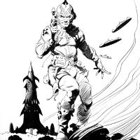 bw Spaceman