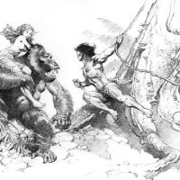 bw Tarzan Triumphant