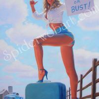 Blonde White and Blue