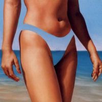 Girl in the Sea thru Bikini