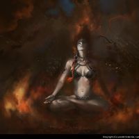 Leonid Kozienko-Fire Sorceress By Leonid Kozienko