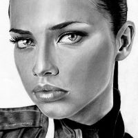 Adriana Lima bw