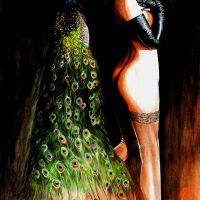 Dita and the Peakock